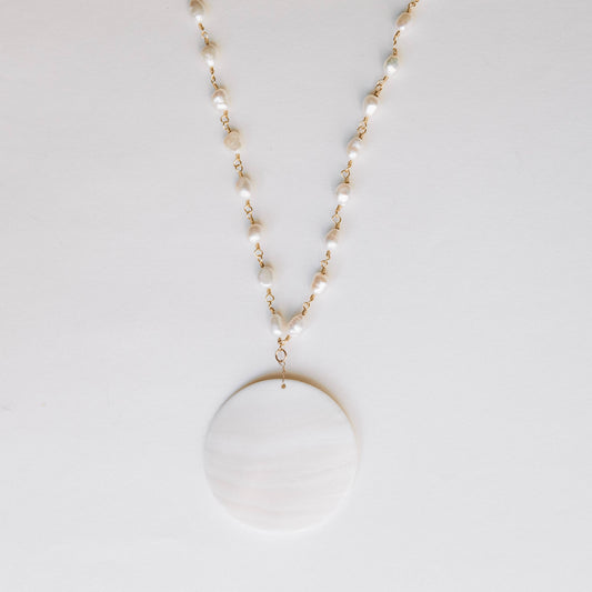The Twilight Glow Pearl Necklace