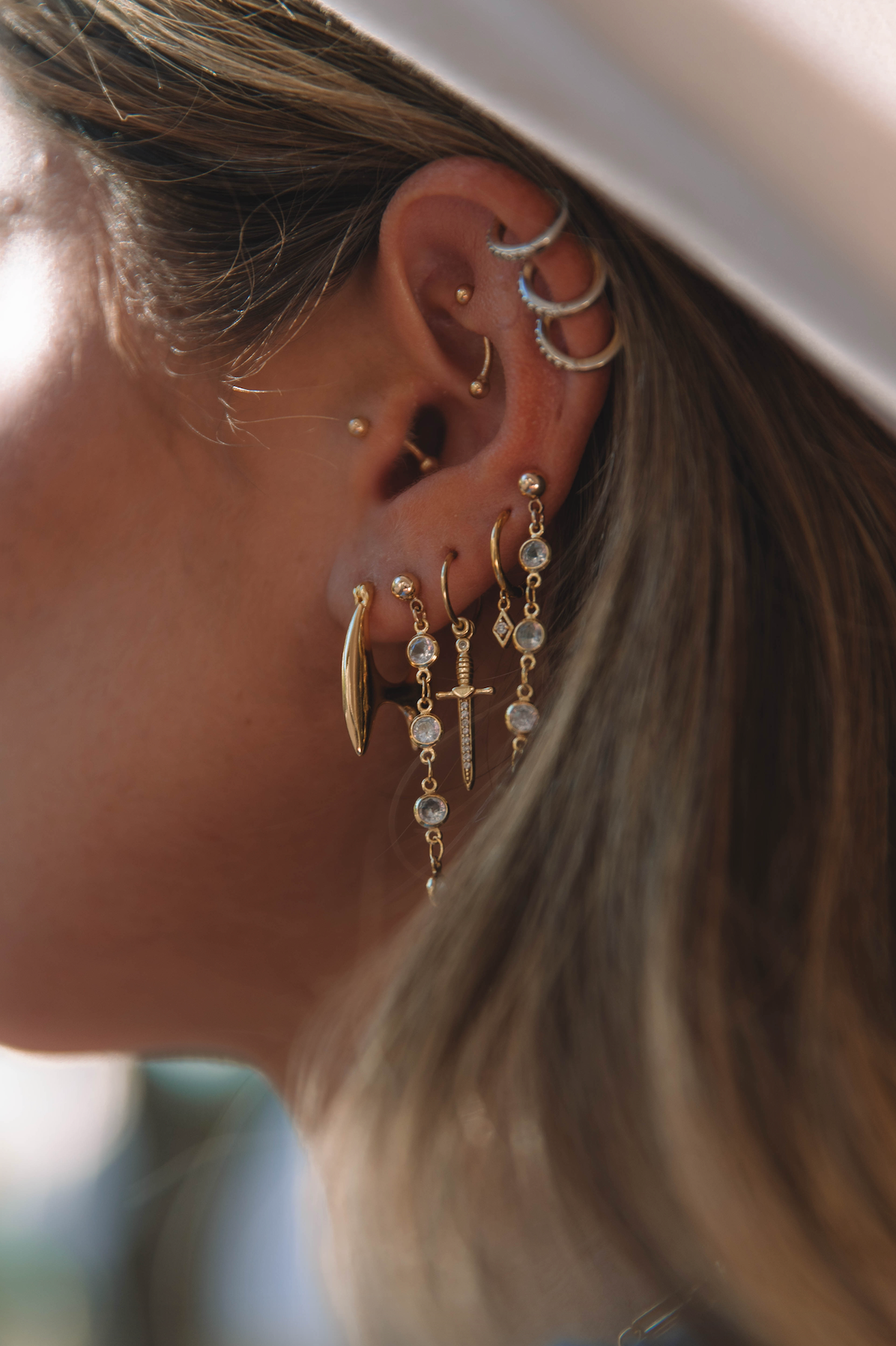 The Double Crystal Studs