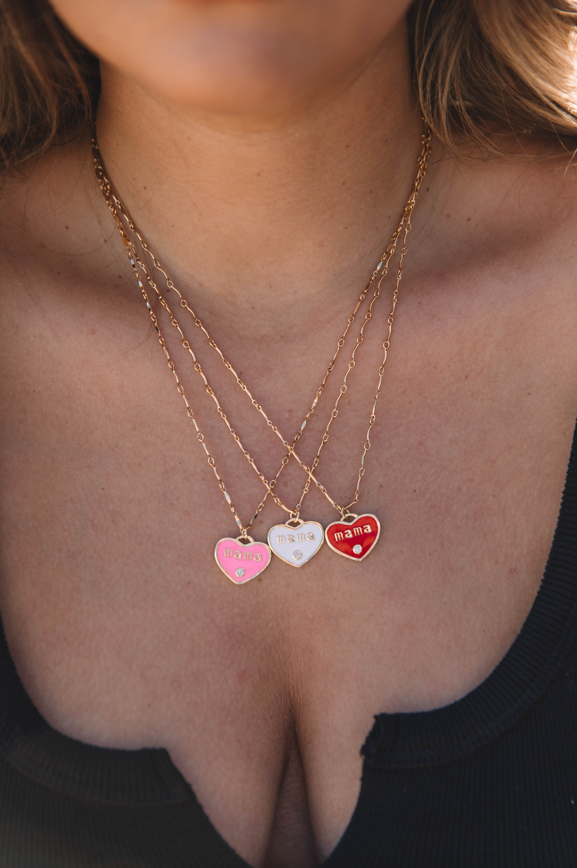 The Mama Heart Necklace