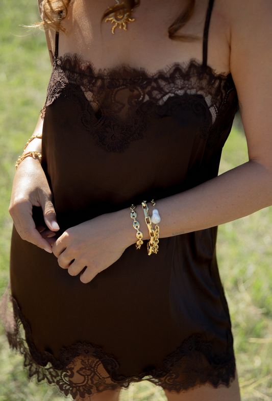 The Sunset Pearl Bracelet