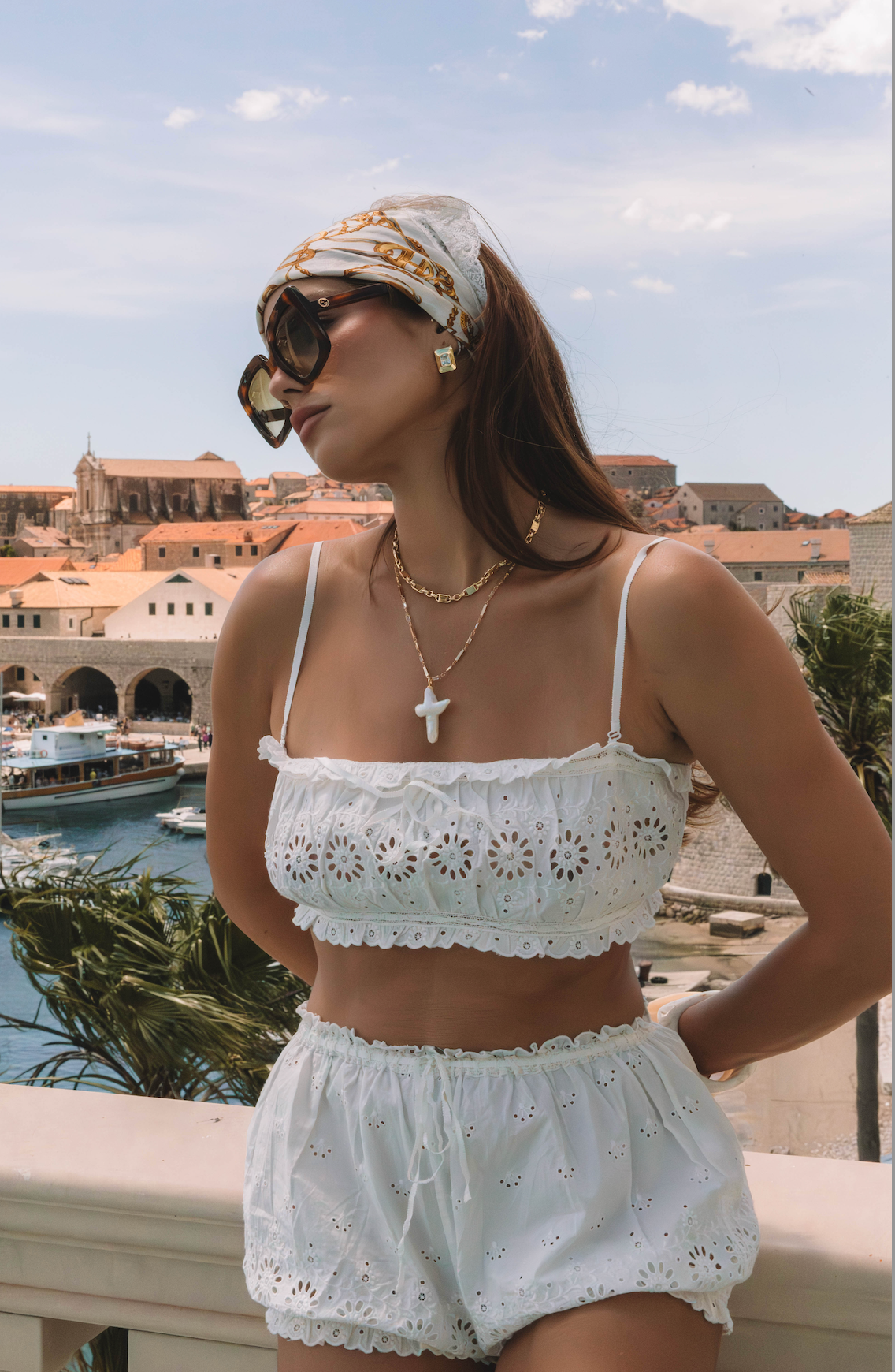 Golden Relic Collar Necklace
