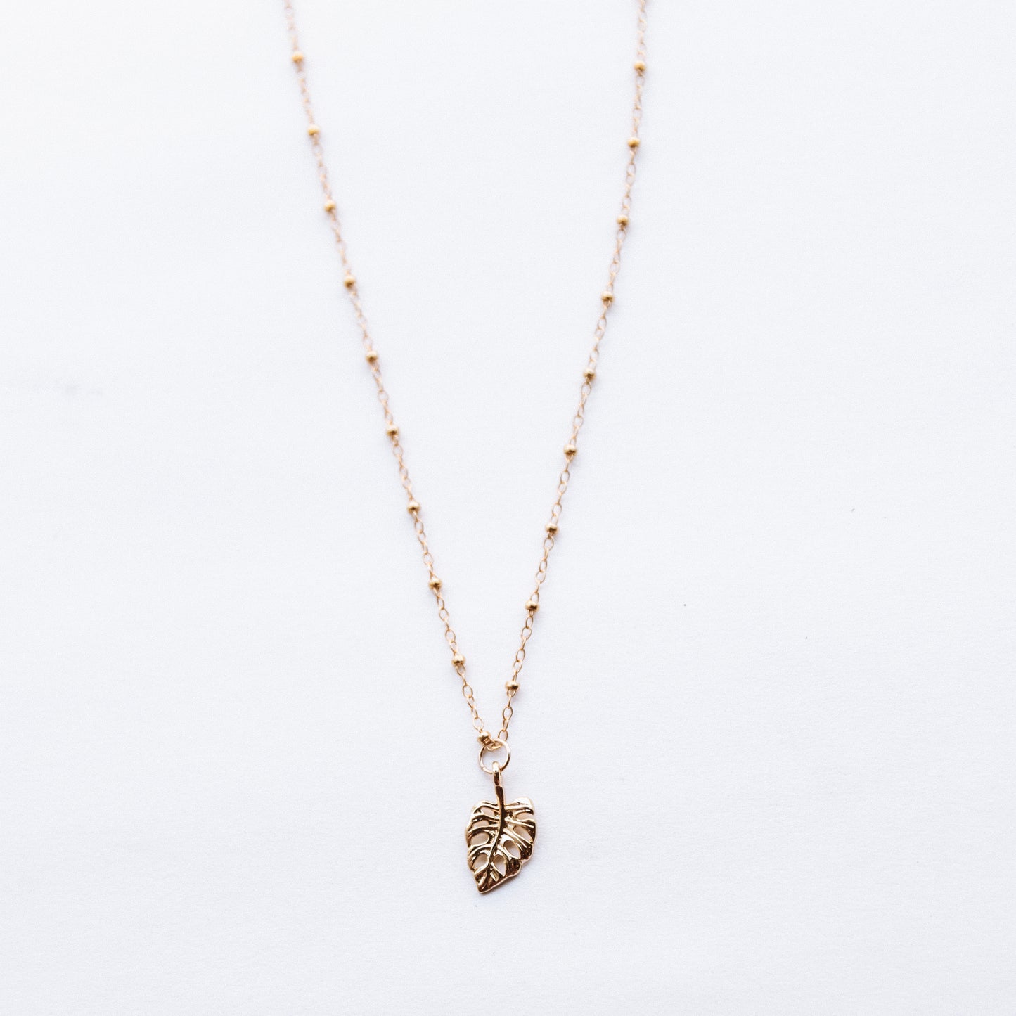 The Palm Leaf Necklace