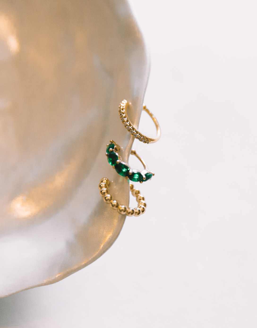 The Emerald Ear Cuff