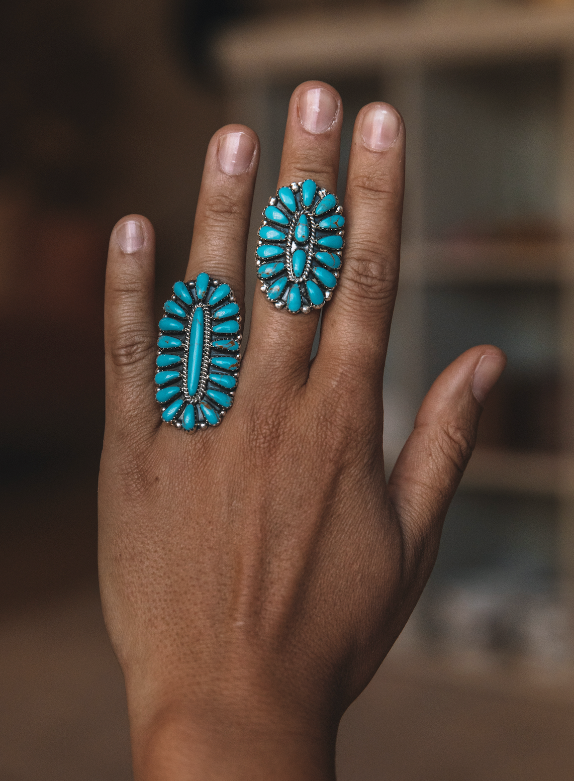 The Vintage Zuni Cluster Ring