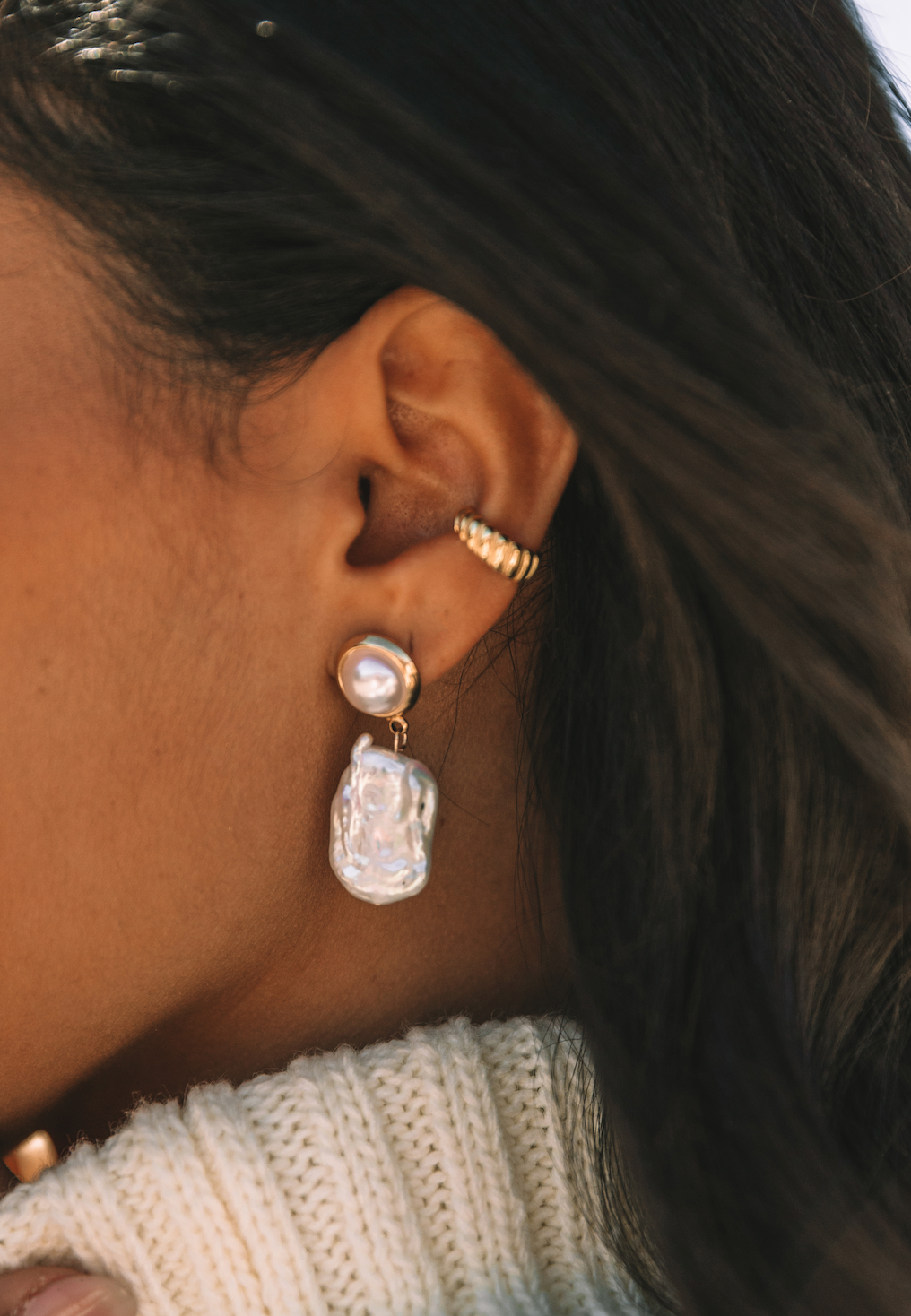 The Pearl Drop Earrings