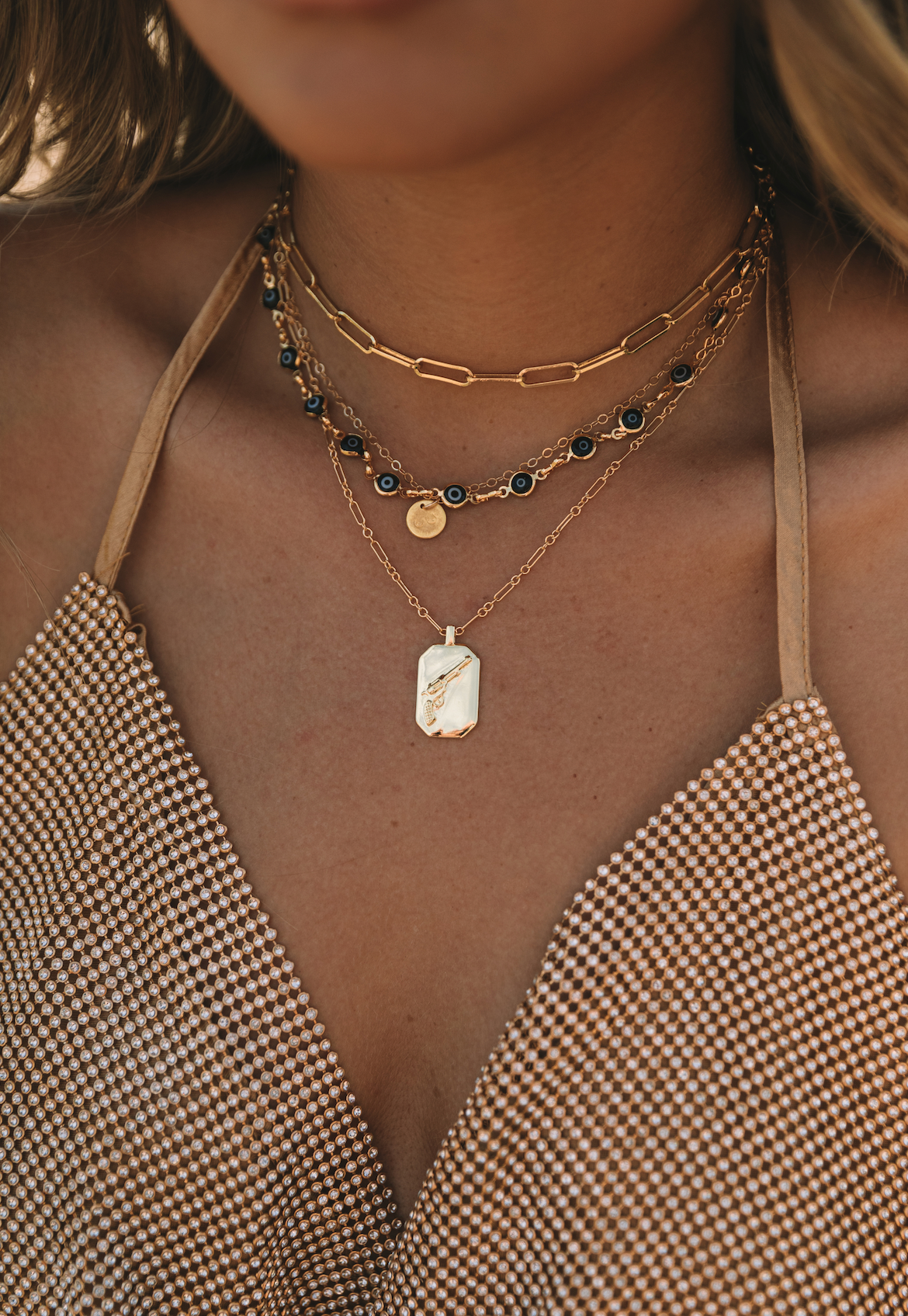 The Bang Bang Tag Necklace