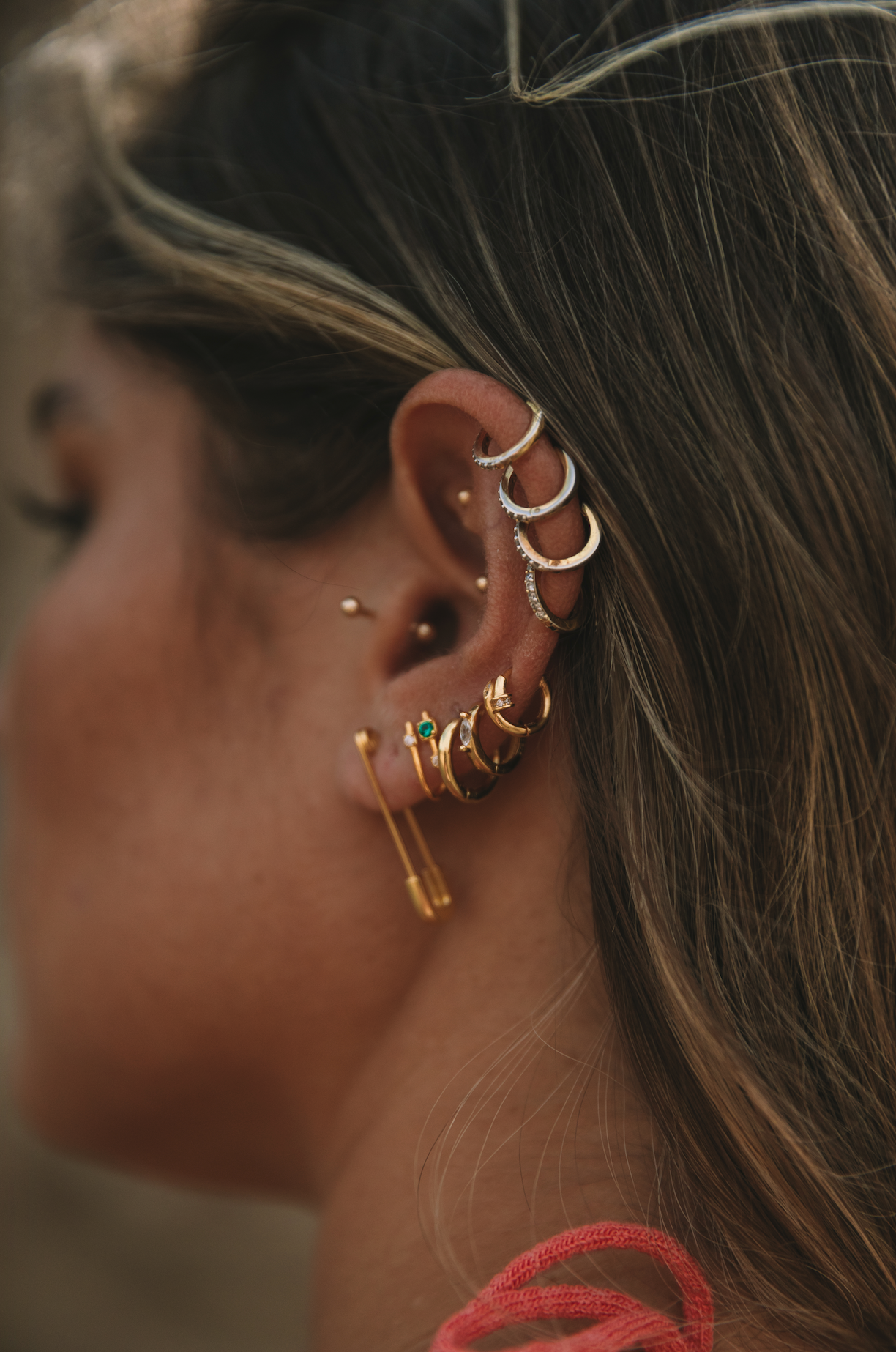 The Illusion Hoop Studs