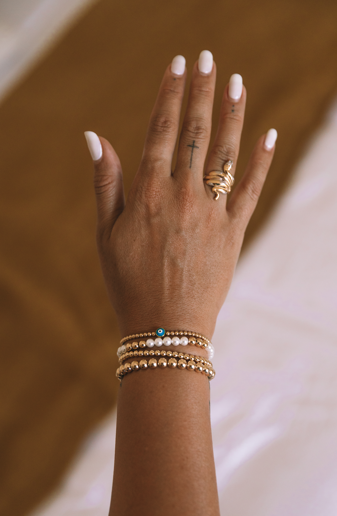 The Two Tone Snake Ring