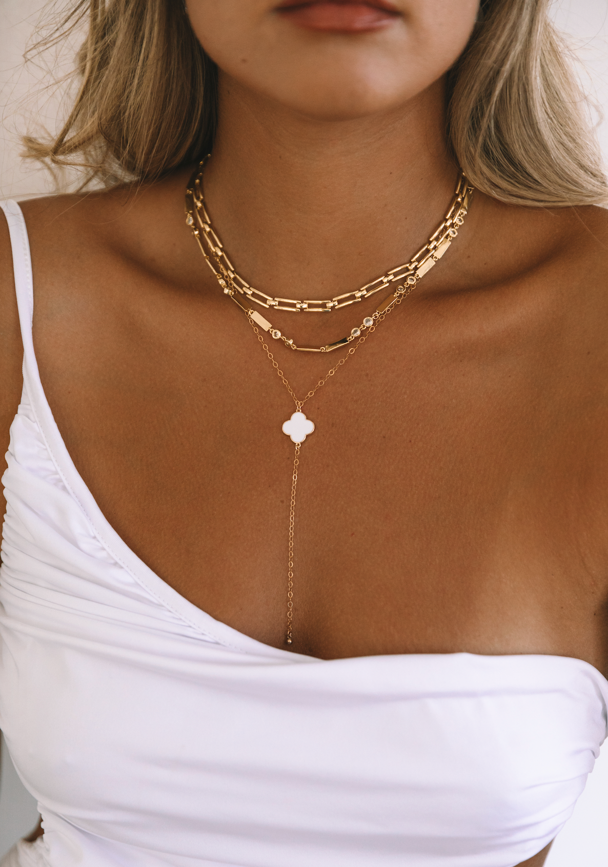 The Rectangle Clip Necklace