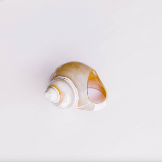 The Ocean Life Shell Statement Ring