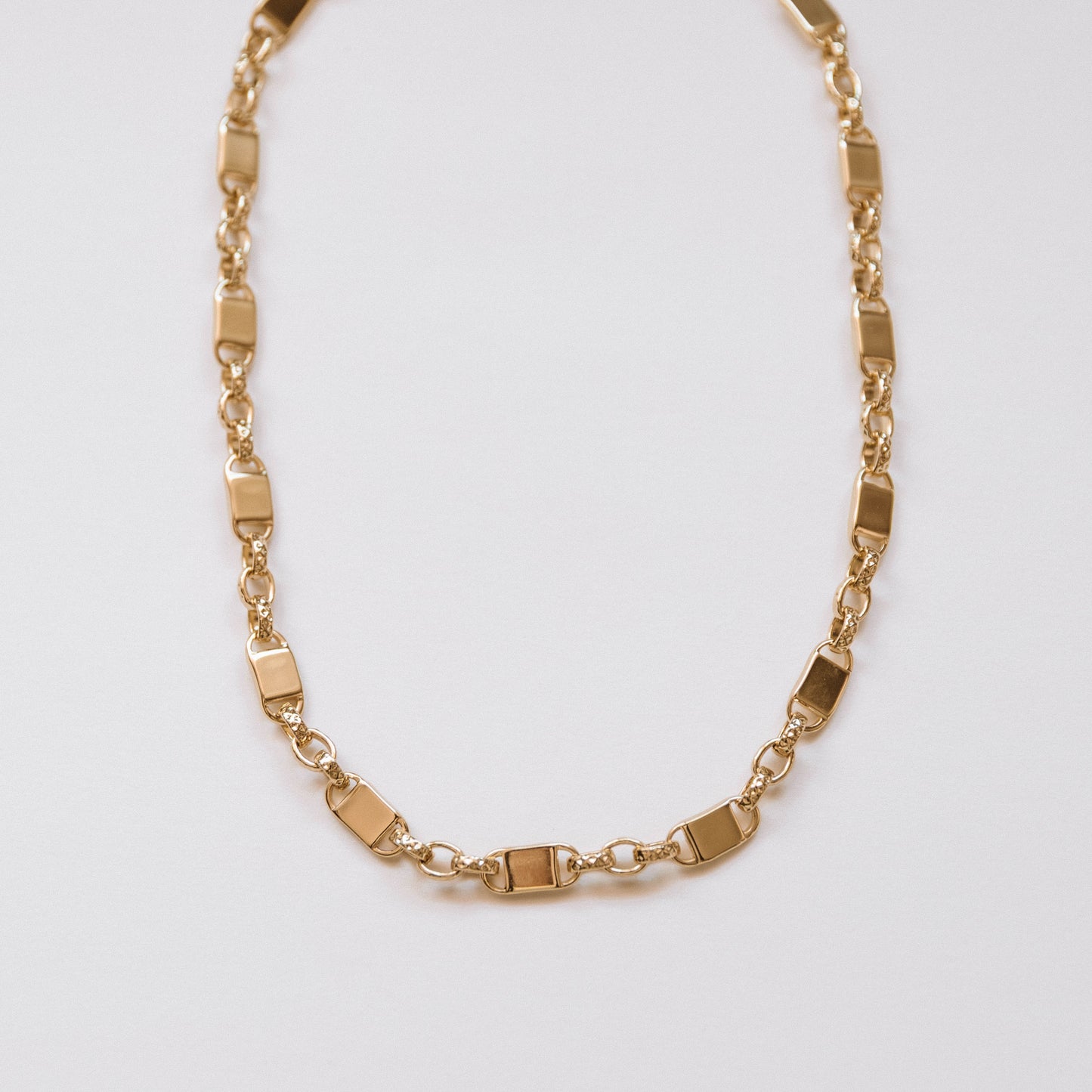 Golden Relic Collar Necklace