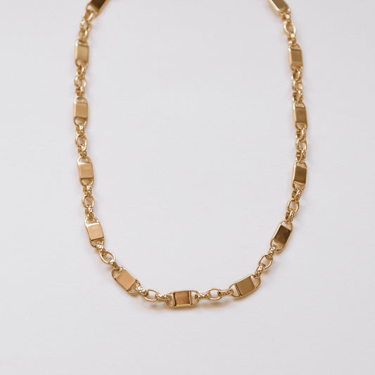 Golden Relic Collar Necklace