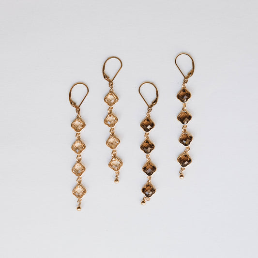 The Sunflare Drop Earrings