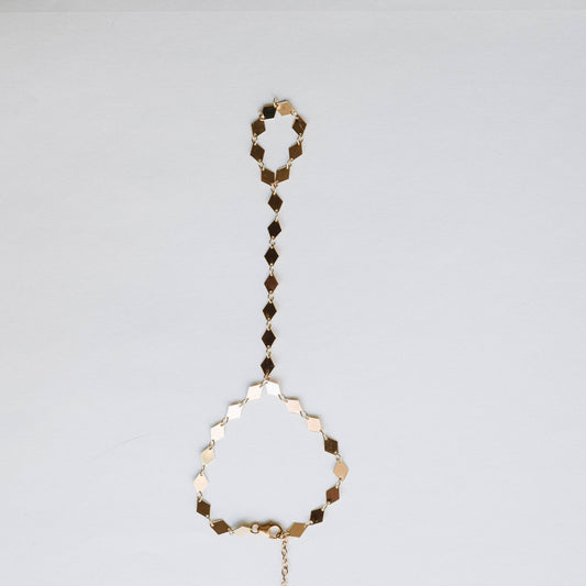 The Golden Bloom Hand Chain