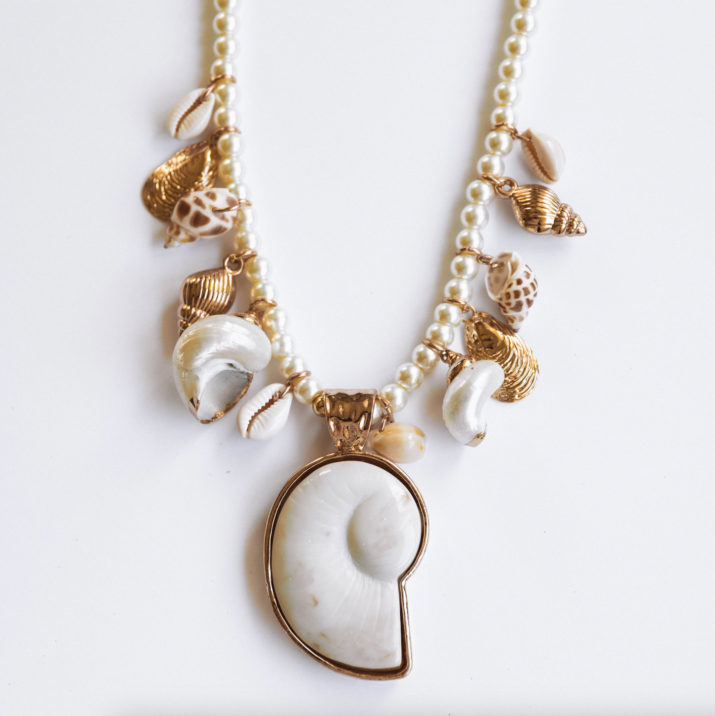 The Assortment Shell Charmed Necklace