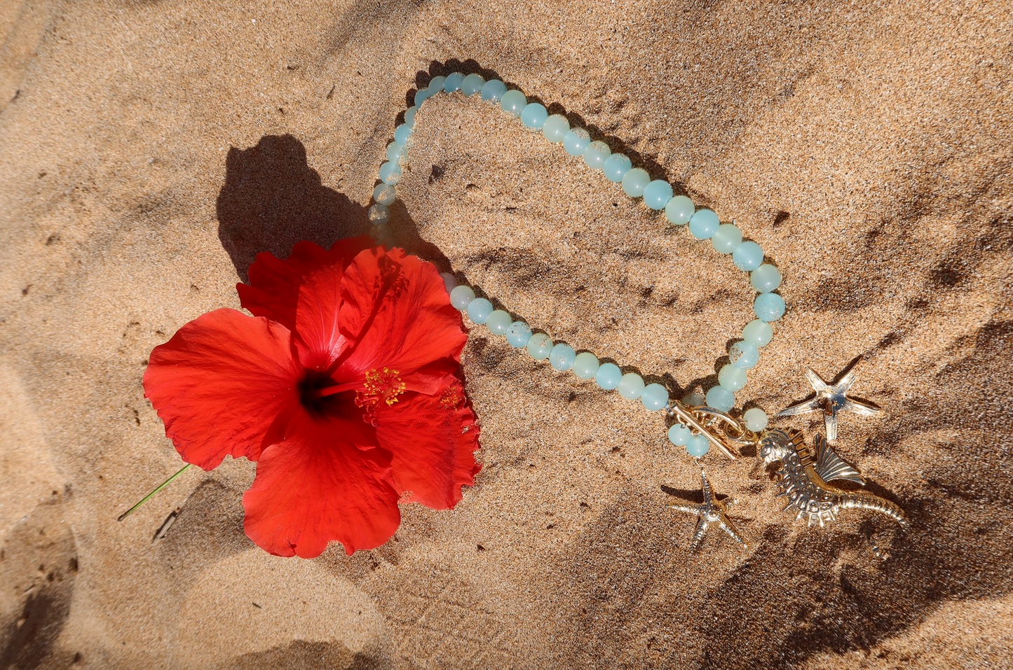 The Pastel Sea Life Beaded Necklace