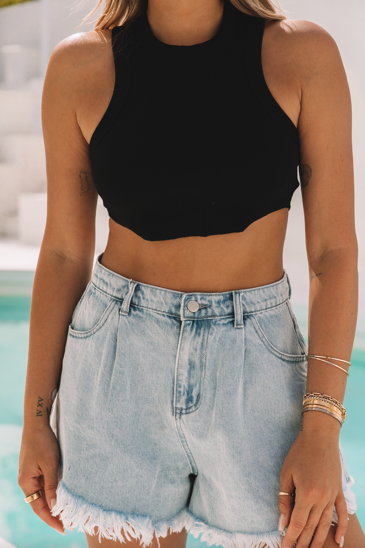 The High-Low Crop Tank