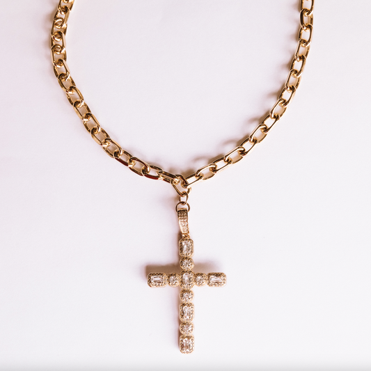 The Goddess Cross Choker