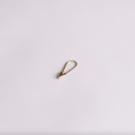 The Mini Safety Pin Earring