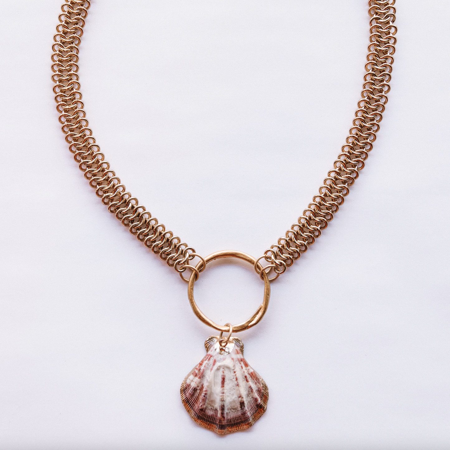 The Sandy Shell Statement Necklace