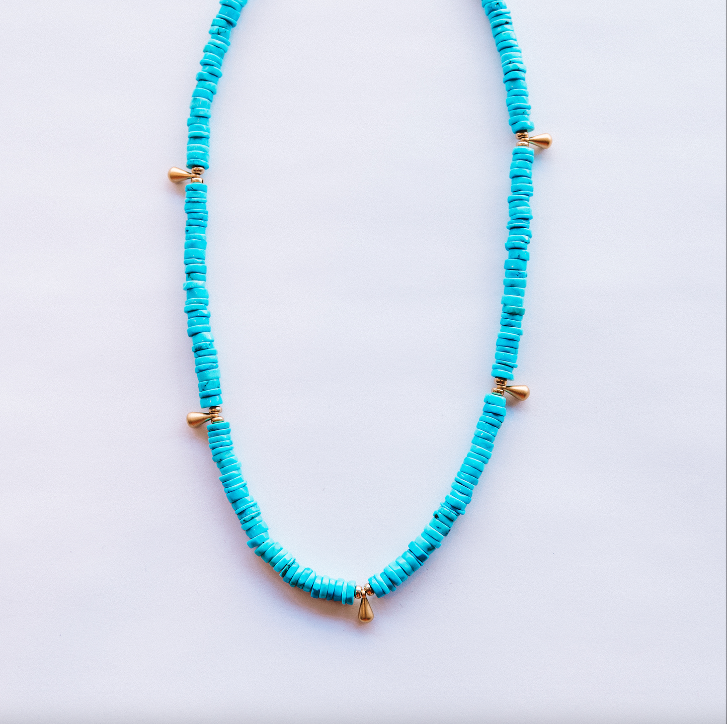 The Turquoise Beaded Necklace