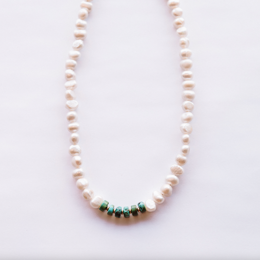 The Pearly Turquoise Necklace