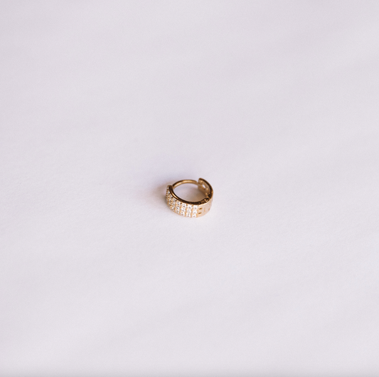 The Chunky CZ Huggie