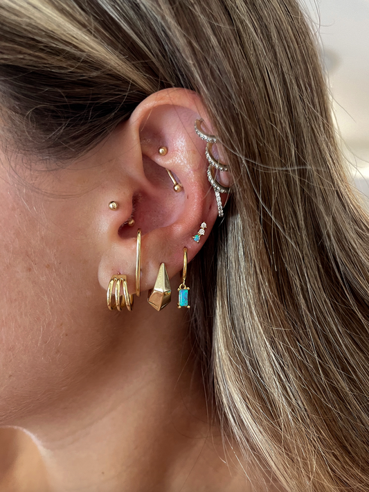 The Chunky Geo Huggie