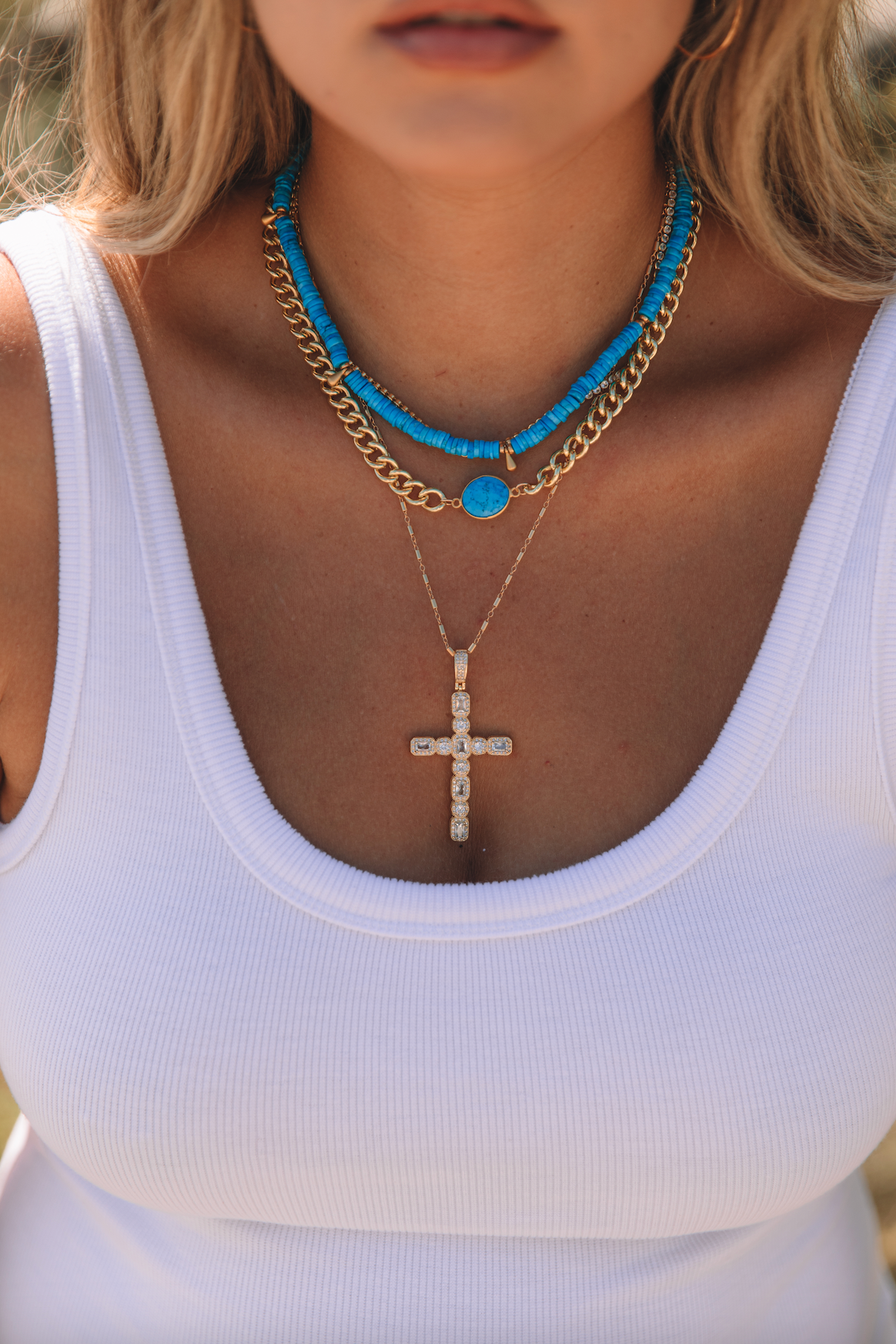 The Callie Cross Necklace