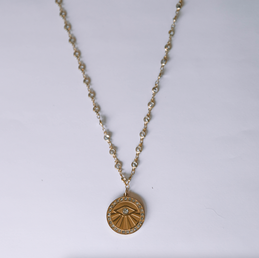 The Maya Eye Tag Necklace