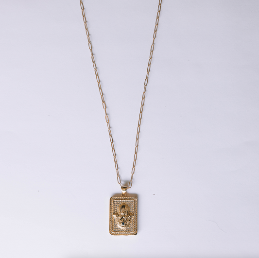 The Good Vibes Hamsa Necklace