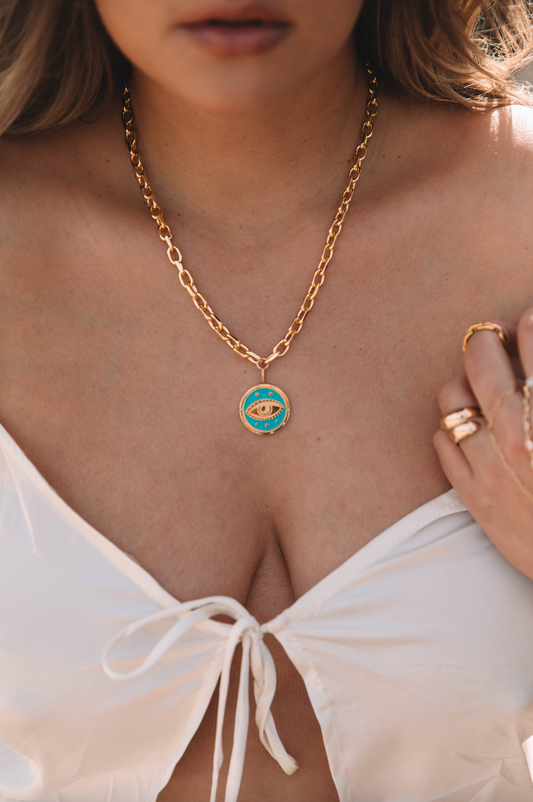 The Dreamy Turquoise Eye Necklace