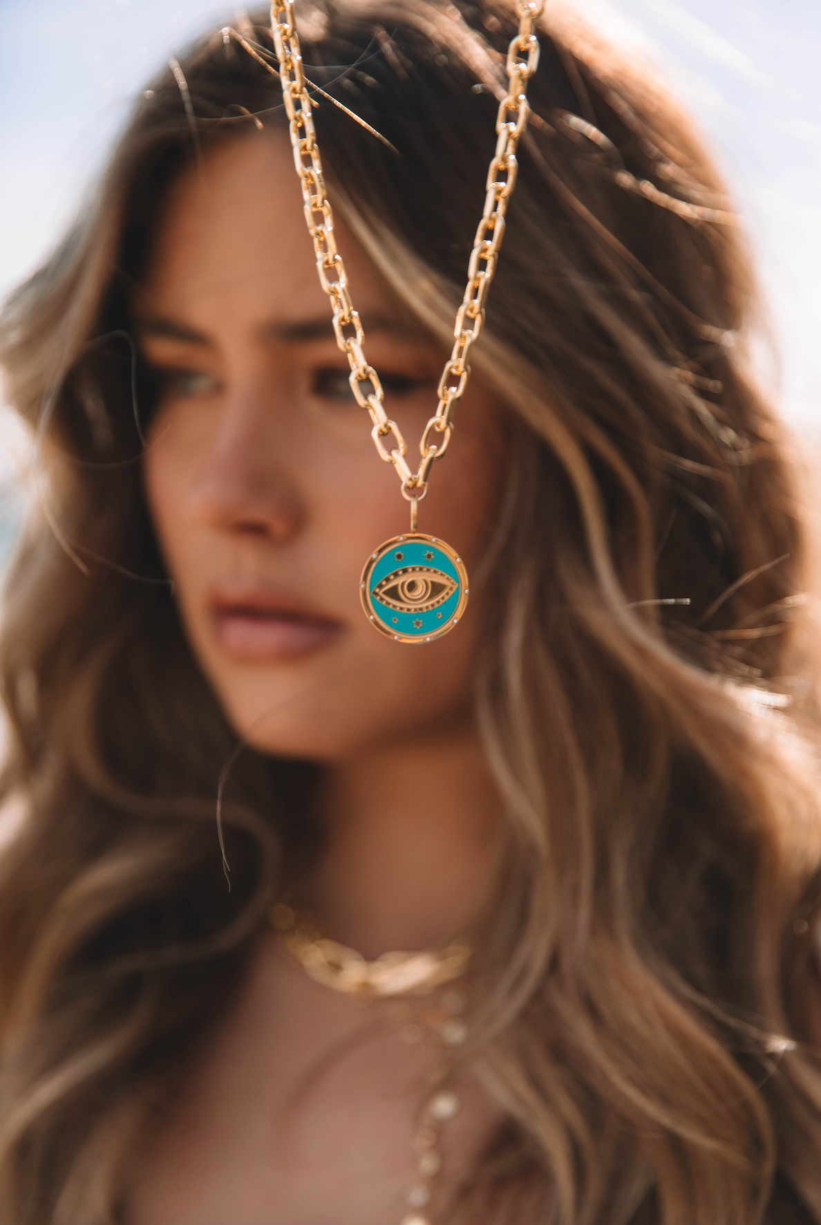 The Dreamy Turquoise Eye Necklace