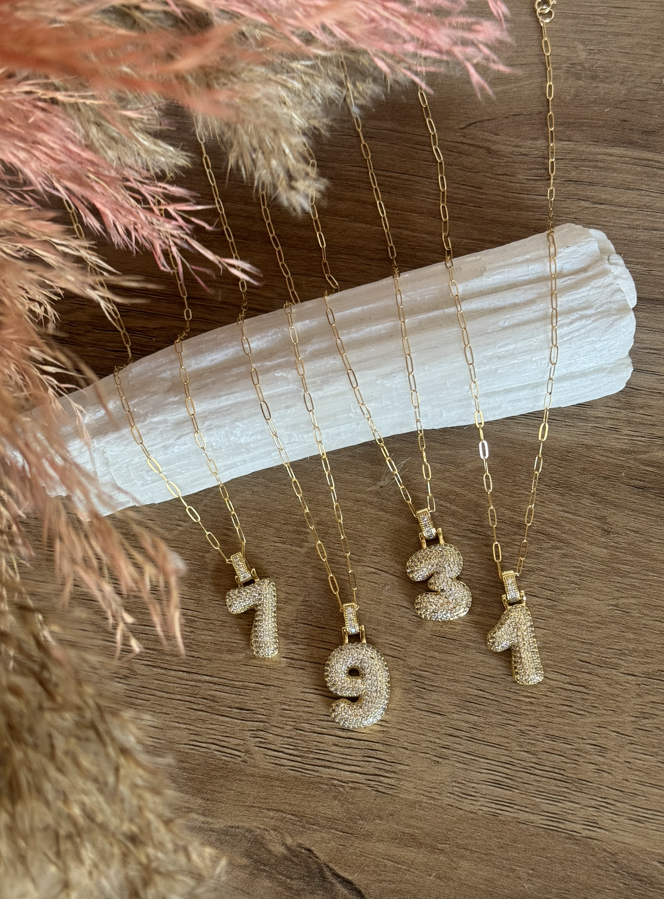 The Bubble Number Necklace