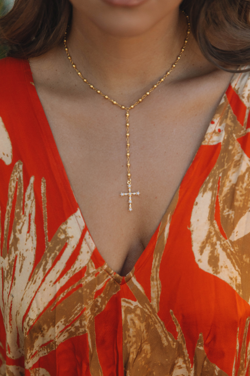 The Rosary Cross Lariat