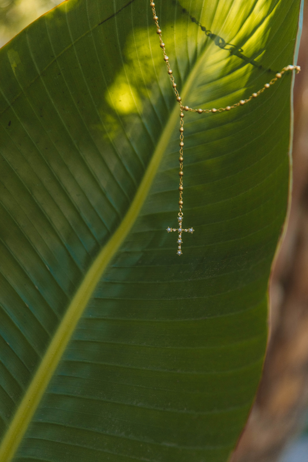 The Rosary Cross Lariat