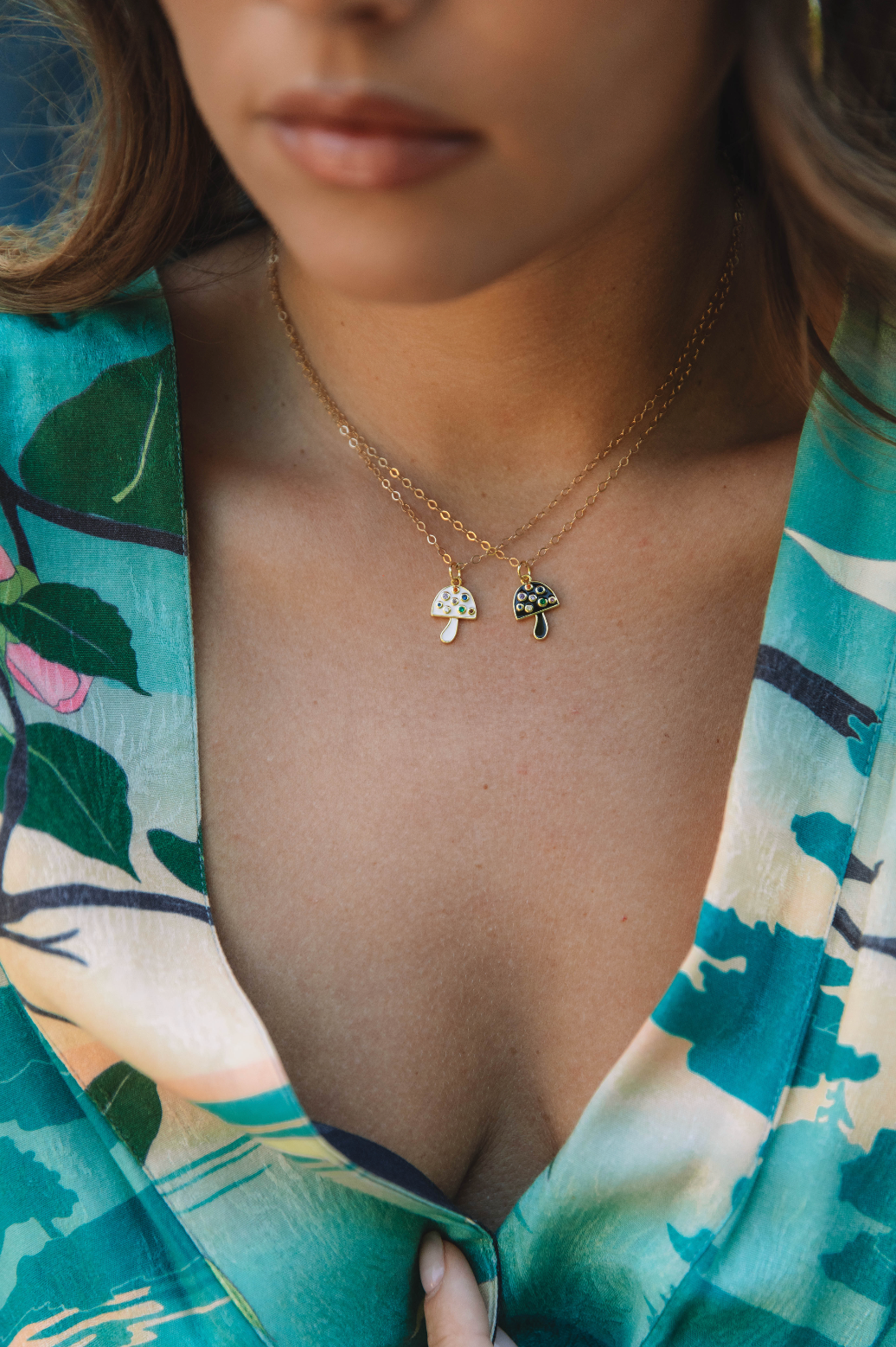 The Mushroom In Paradise Necklace