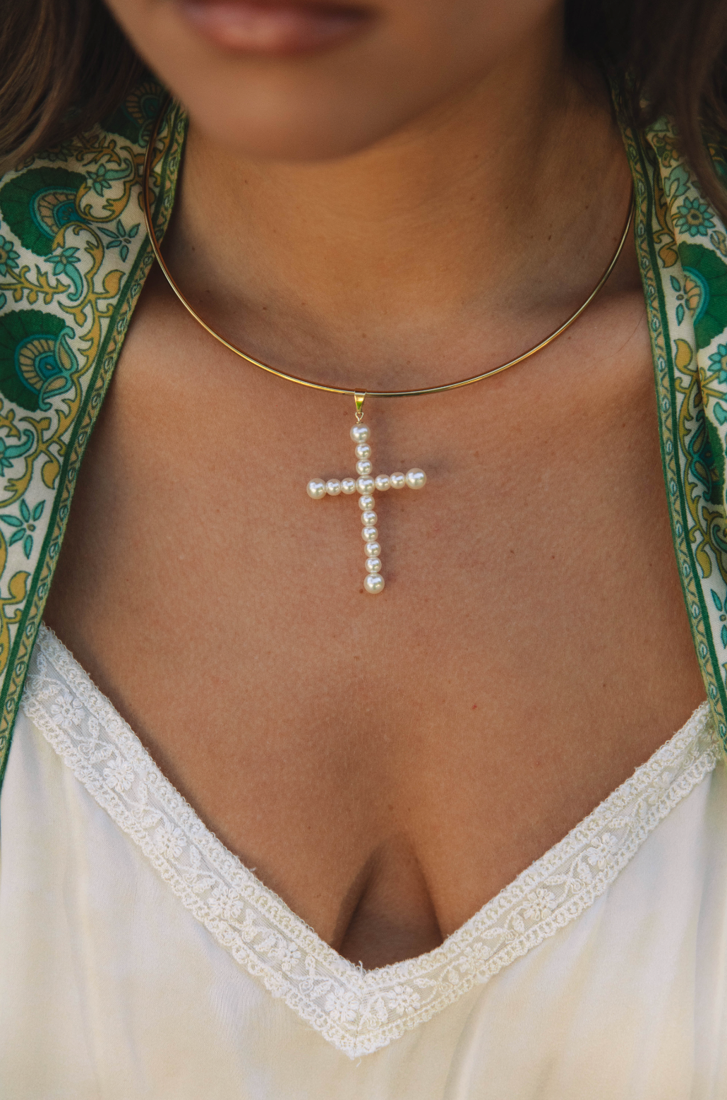 The Ocean Breeze Cross Necklace