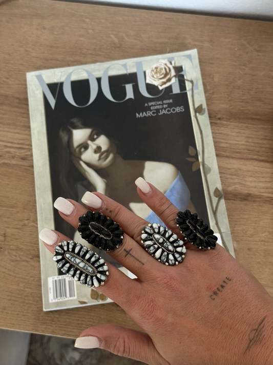 The Vintage Zuni Cluster Ring