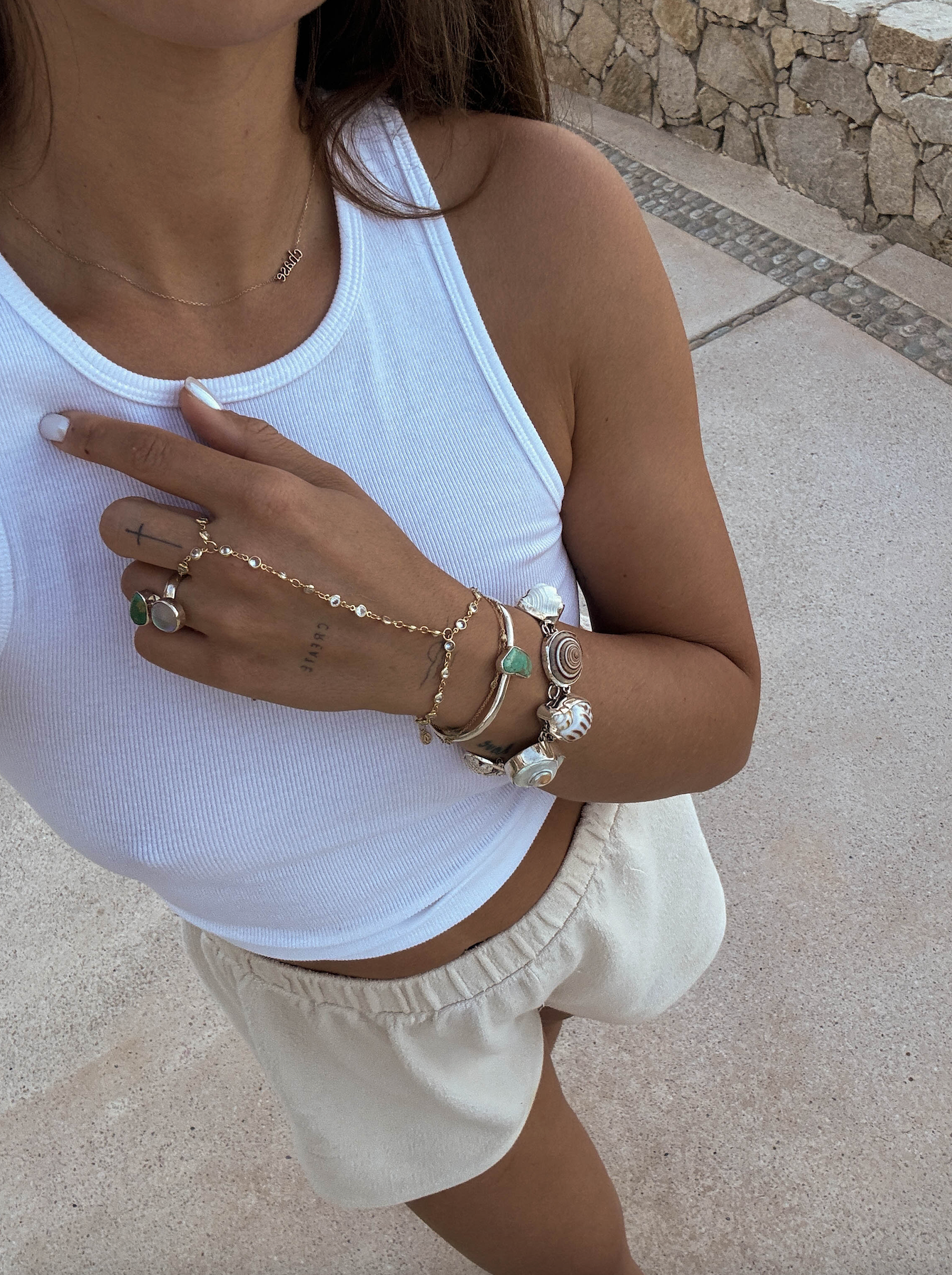 The Silver Luminite And Turquoise Ring