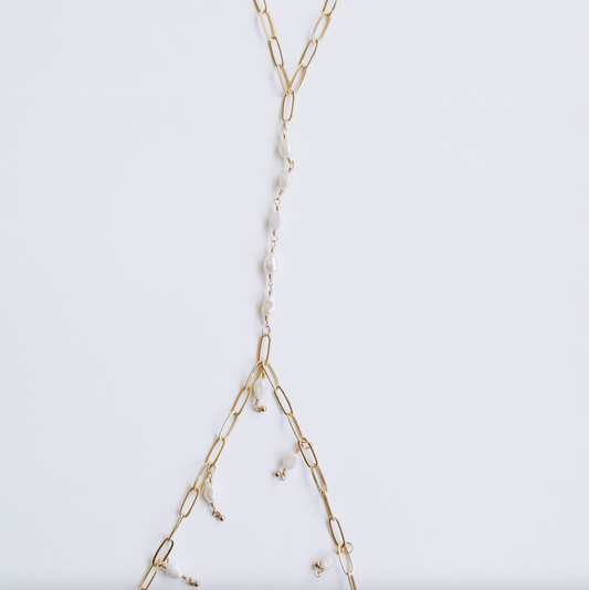 The Pearl Drop Body Chain