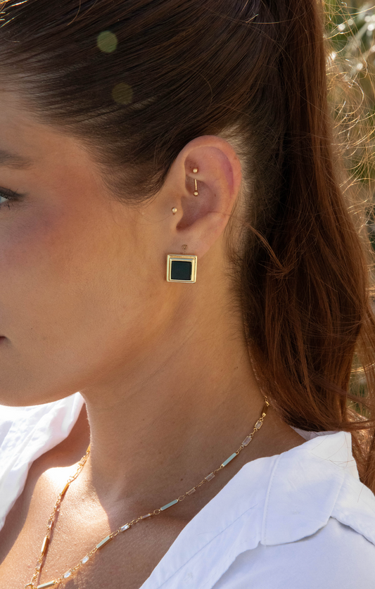 Adriatic Noir Earrings