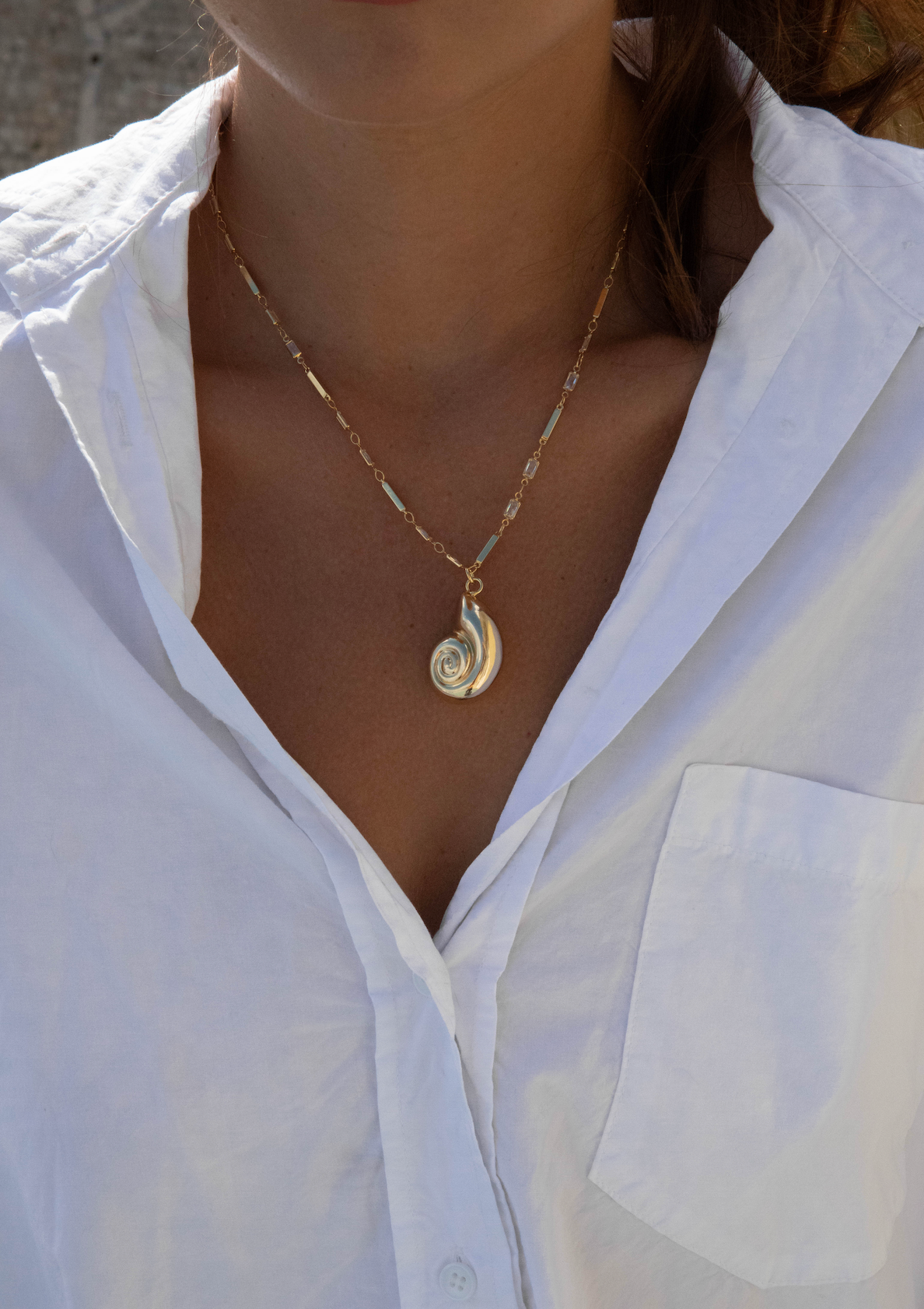 Siren Tide Shell Necklacae