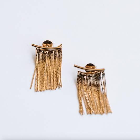 The Fringe Ear Climber Earrings