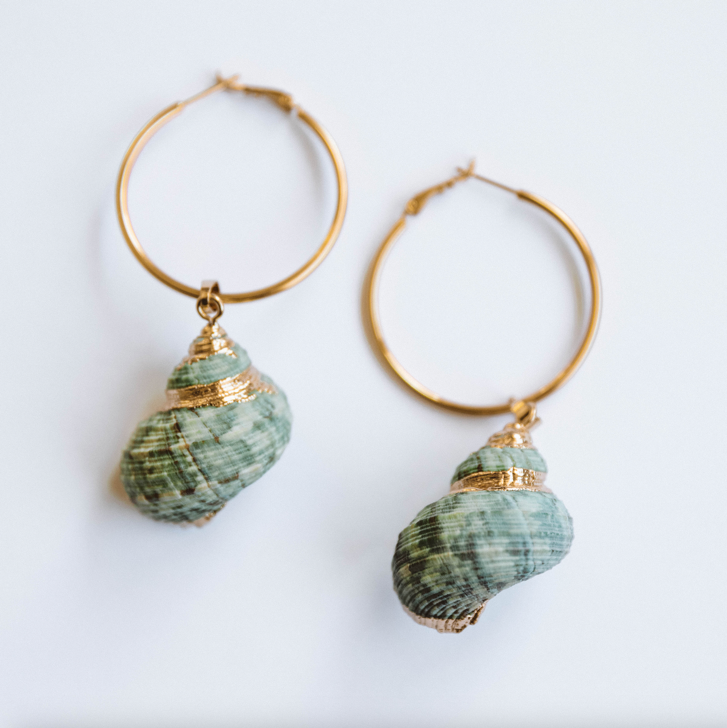 The Santorini Shell Hoops