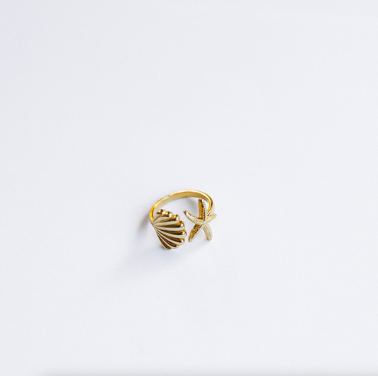 The Sand And Seashell Ring