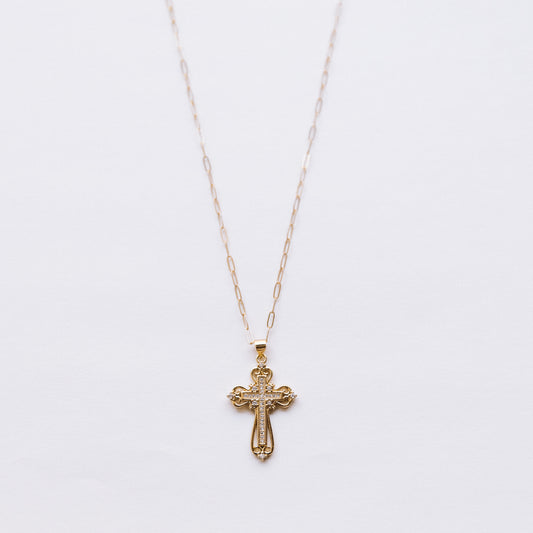 The Skeleton Cross Necklace