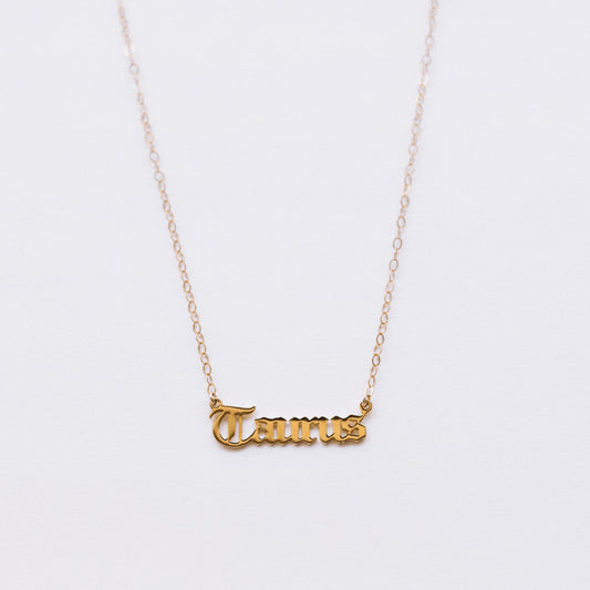 The Gothic Zodiac Necklace