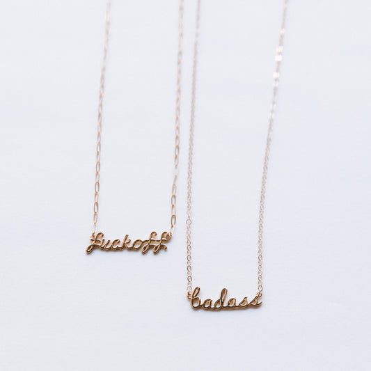 Use Your Words Necklace