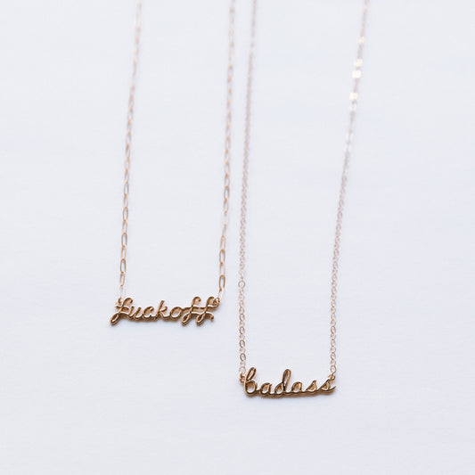 Use Your Words Necklace